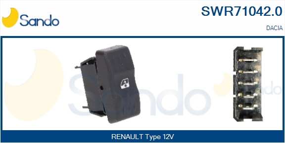 Interruttore, alzacristallo SANDO SWR71042.0