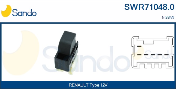 Interruttore, alzacristallo SANDO SWR71048.0