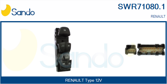 Interruttore, alzacristallo SANDO SWR71080.1