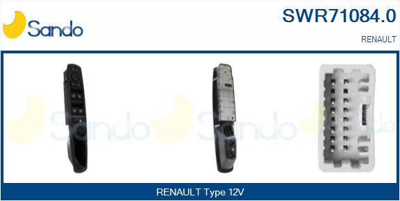 Interruttore, alzacristallo SANDO SWR71084.0
