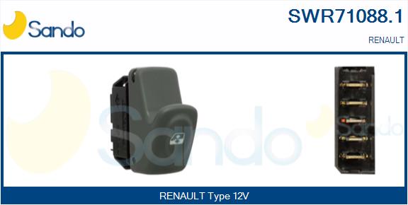 Interruttore, alzacristallo SANDO SWR71088.1