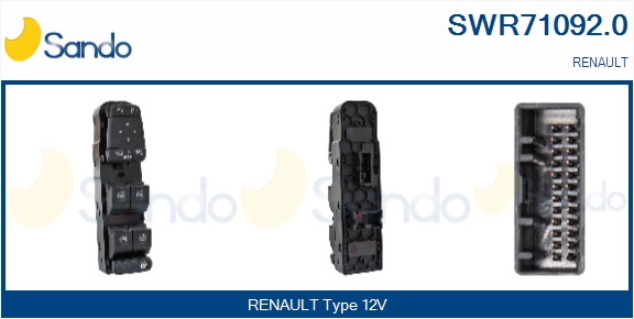 Interruttore, alzacristallo SANDO SWR71092.0