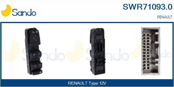 Interruttore, alzacristallo SANDO SWR71093.0