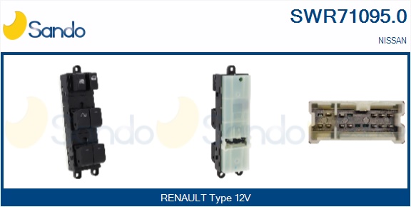 Interruttore, alzacristallo SANDO SWR71095.0