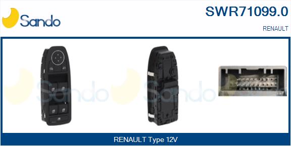 Interruttore, alzacristallo SANDO SWR71099.0