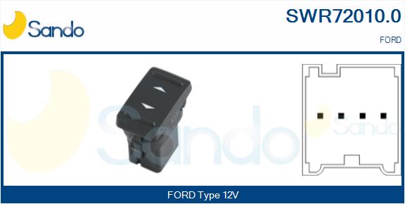 Interruttore, alzacristallo SANDO SWR72010.0