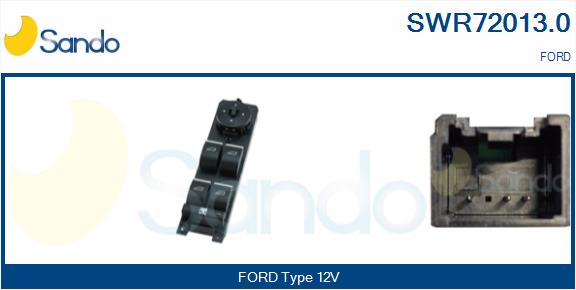 Interruttore, alzacristallo SANDO SWR72013.0