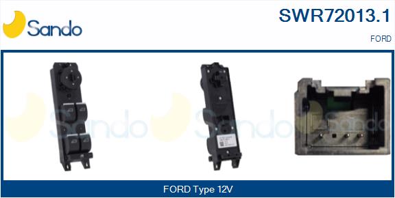 Interruttore, alzacristallo SANDO SWR72013.1