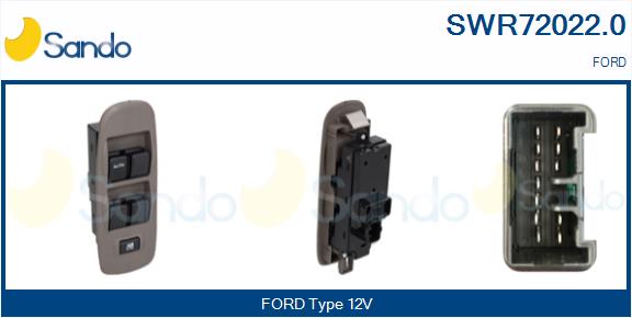 Interruttore, alzacristallo SANDO SWR72022.0