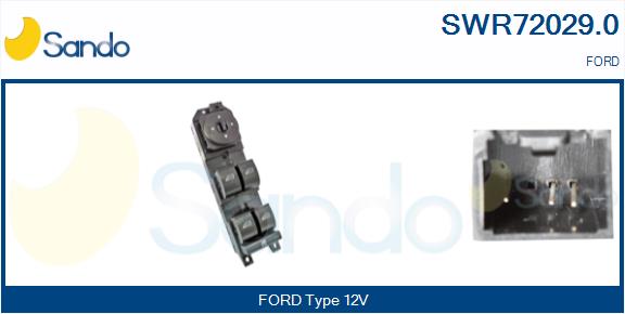 Interruttore, alzacristallo SANDO SWR72029.0