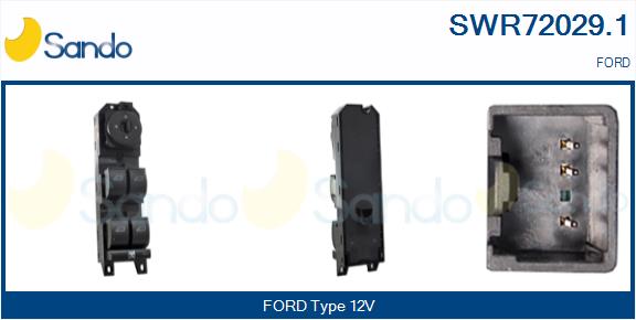 Interruttore, alzacristallo SANDO SWR72029.1