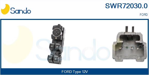 Interruttore, alzacristallo SANDO SWR72030.0