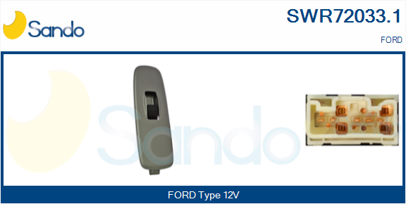 Interruttore, alzacristallo SANDO SWR72033.1