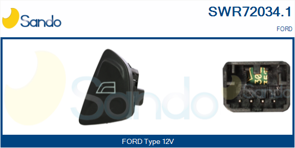 Interruttore, alzacristallo SANDO SWR72034.1