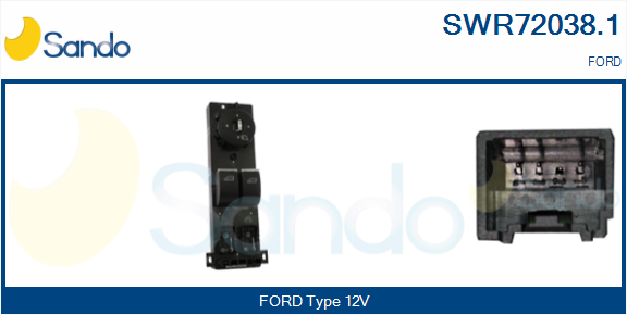 Interruttore, alzacristallo SANDO SWR72038.1