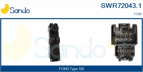 Interruttore, alzacristallo SANDO SWR72043.1