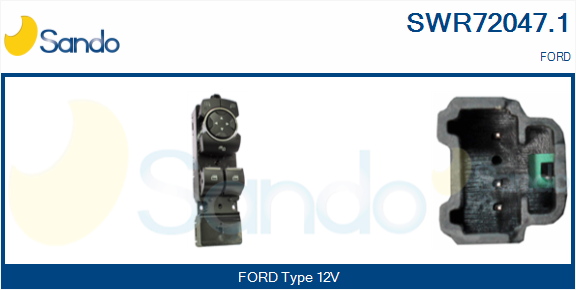 Interruttore, alzacristallo SANDO SWR72047.1