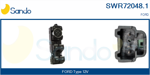 Interruttore, alzacristallo SANDO SWR72048.1