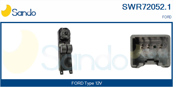 Interruttore, alzacristallo SANDO SWR72052.1