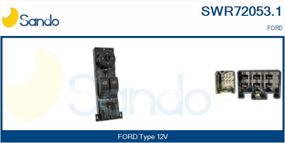Interruttore, alzacristallo SANDO SWR72053.1