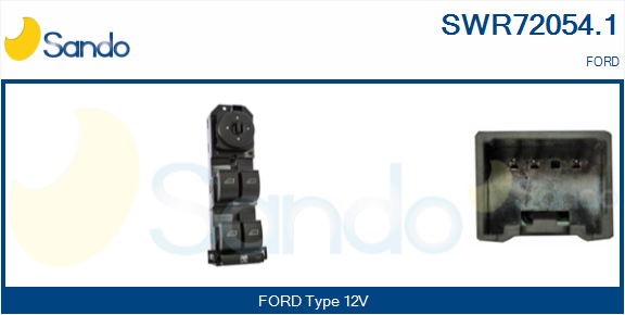 Interruttore, alzacristallo SANDO SWR72054.1