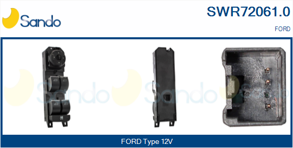 Interruttore, alzacristallo SANDO SWR72061.0