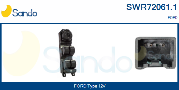 Interruttore, alzacristallo SANDO SWR72061.1