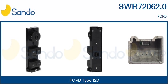 Interruttore, alzacristallo SANDO SWR72062.0