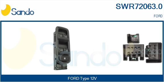 Interruttore, alzacristallo SANDO SWR72063.0