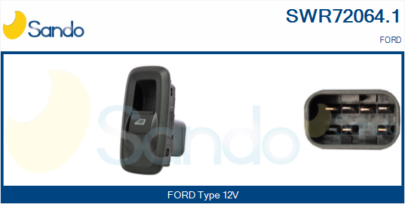 Interruttore, alzacristallo SANDO SWR72064.1