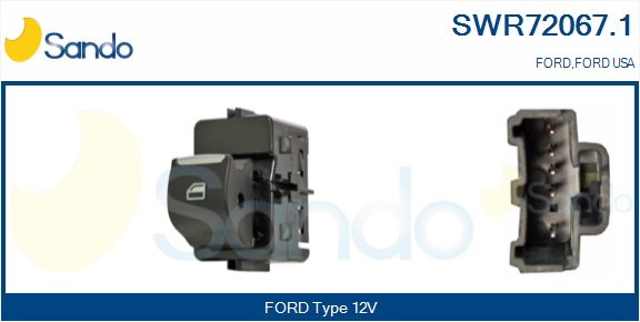 Interruttore, alzacristallo SANDO SWR72067.1