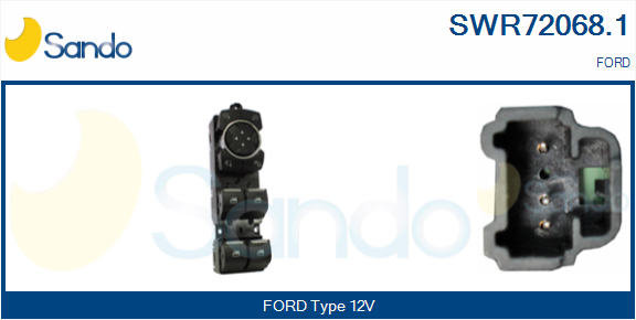 Interruttore, alzacristallo SANDO SWR72068.1