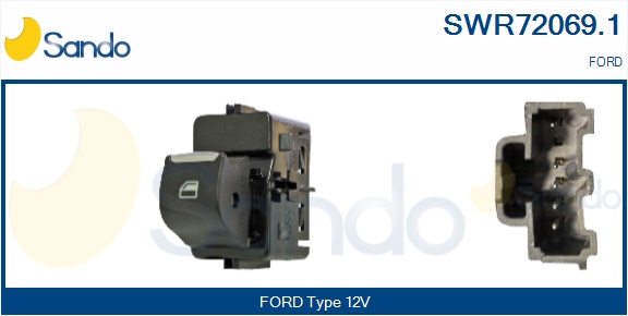 Interruttore, alzacristallo SANDO SWR72069.1
