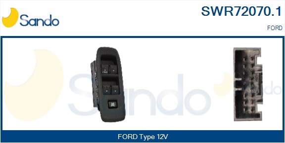 Interruttore, alzacristallo SANDO SWR72070.1