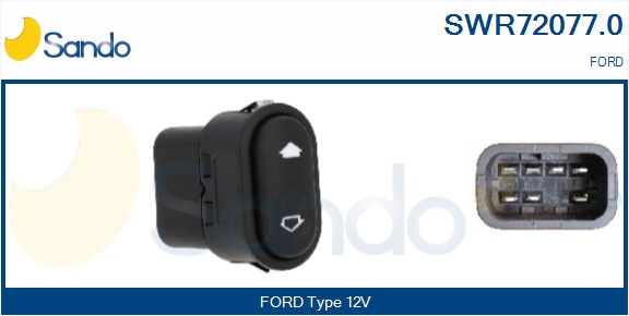 Interruttore, alzacristallo SANDO SWR72077.0