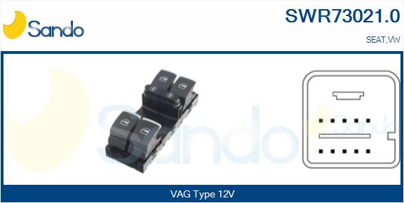 Interruttore, alzacristallo SANDO SWR73021.0