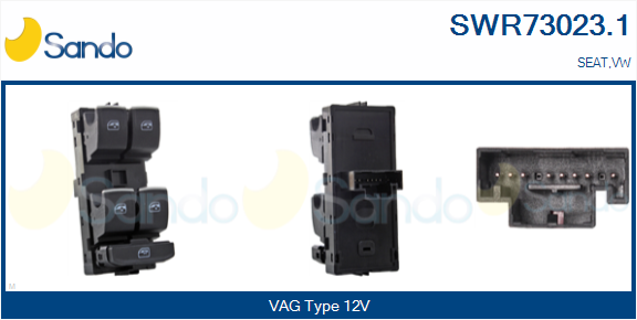 Interruttore, alzacristallo SANDO SWR73023.1