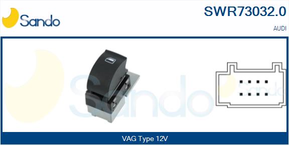 Interruttore, alzacristallo SANDO SWR73032.0