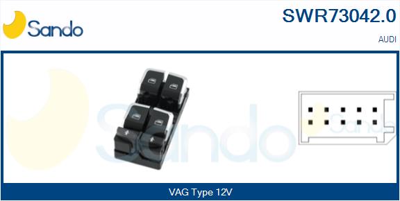 Interruttore, alzacristallo SANDO SWR73042.0