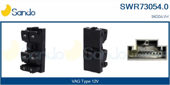 Interruttore, alzacristallo SANDO SWR73054.0