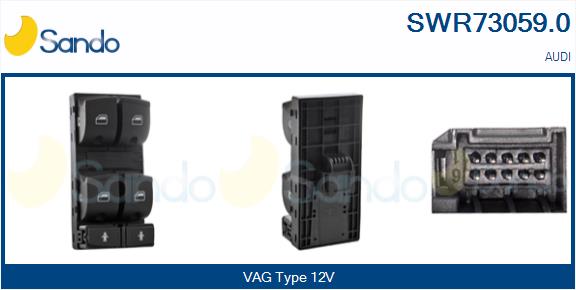 Interruttore, alzacristallo SANDO SWR73059.0