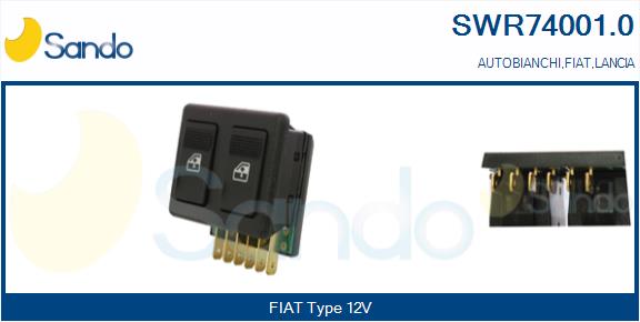 Interruttore, alzacristallo SANDO SWR74001.0