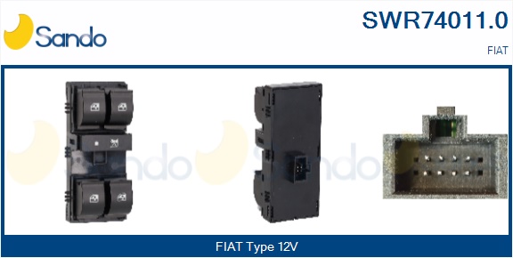 Interruttore, alzacristallo SANDO SWR74011.0