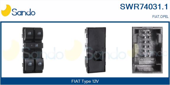 Interruttore, alzacristallo SANDO SWR74031.1