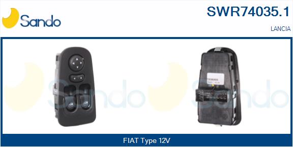 Interruttore, alzacristallo SANDO SWR74035.1