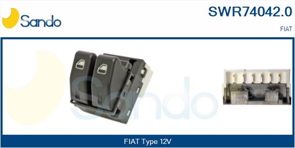 Interruttore, alzacristallo SANDO SWR74042.0