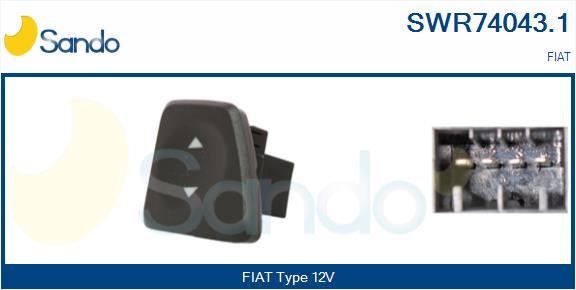 Interruttore, alzacristallo SANDO SWR74043.1