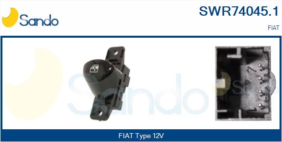 Interruttore, alzacristallo SANDO SWR74045.1