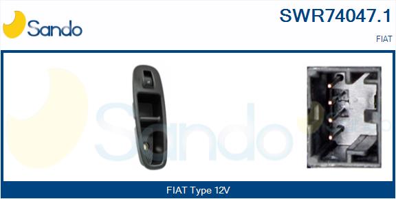 Interruttore, alzacristallo SANDO SWR74047.1