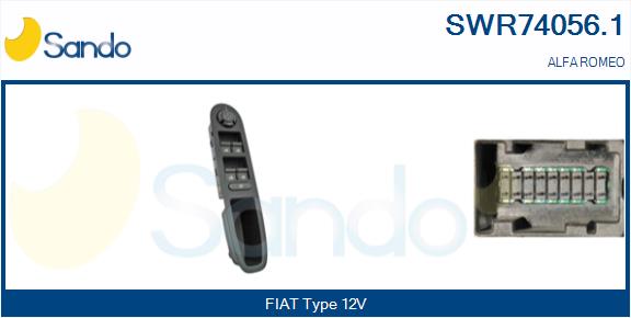 Interruttore, alzacristallo SANDO SWR74056.1